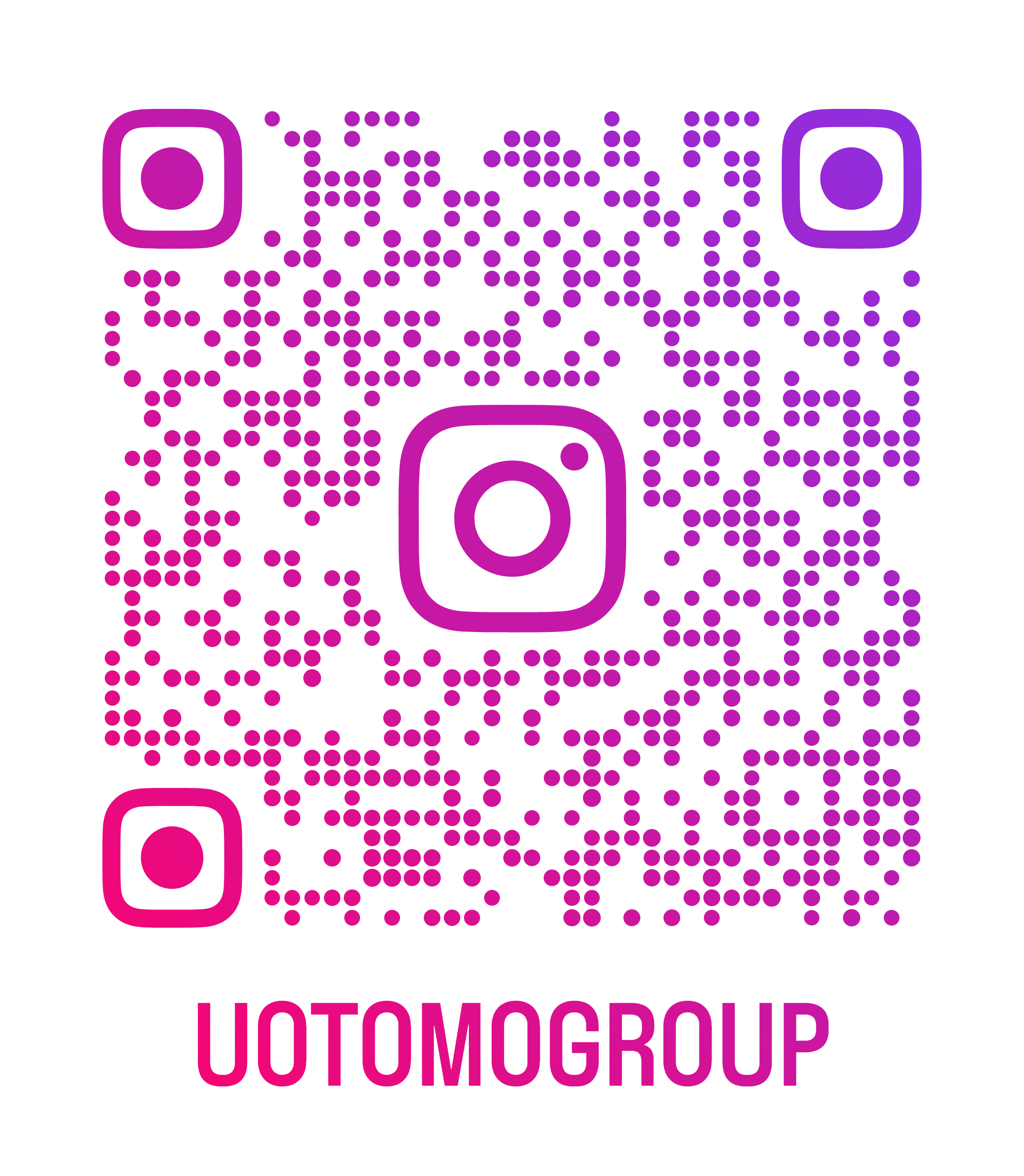 うおとも Instagram QRコード