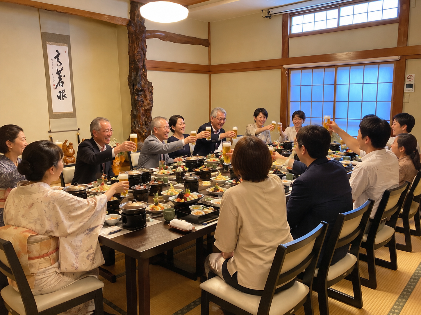 地域の集まりと料理